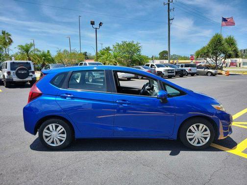 Aegean Blue Metallic 2017 Honda Fit LX