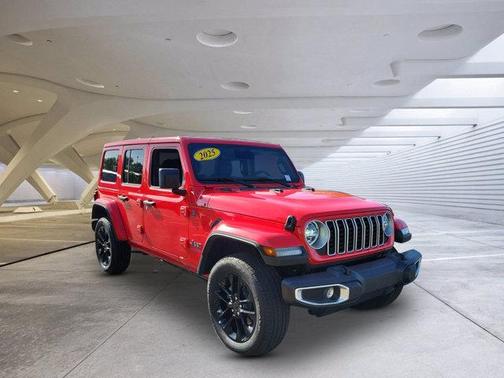 Firecracker Red Clearcoat 2025 Jeep Wrangler 4xe Sahara