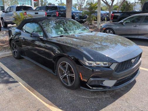 Shadow Black 2024 Ford Mustang EcoBoost Premium