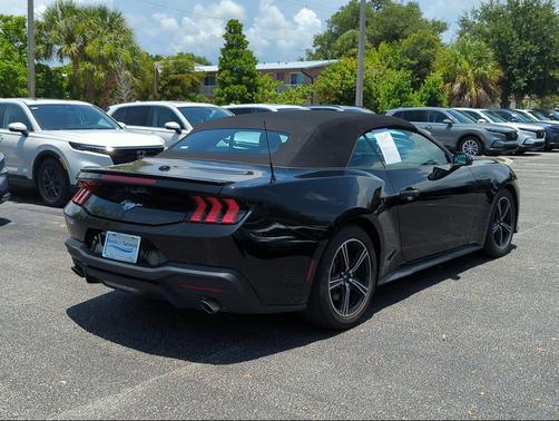 Shadow Black 2024 Ford Mustang EcoBoost Premium