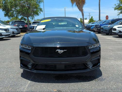 Shadow Black 2024 Ford Mustang EcoBoost Premium