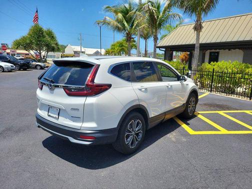 Platinum White Pearl 2020 Honda CR-V Hybrid EX-L