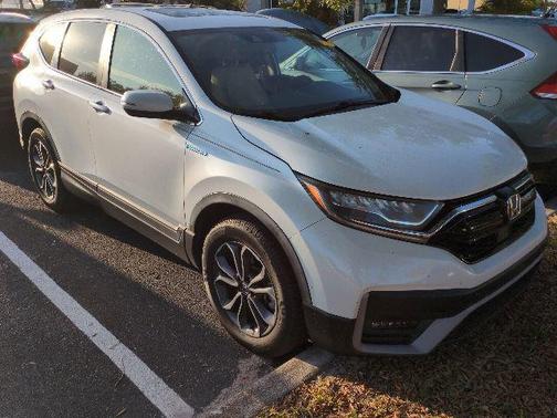 Platinum White Pearl 2020 Honda CR-V Hybrid EX-L