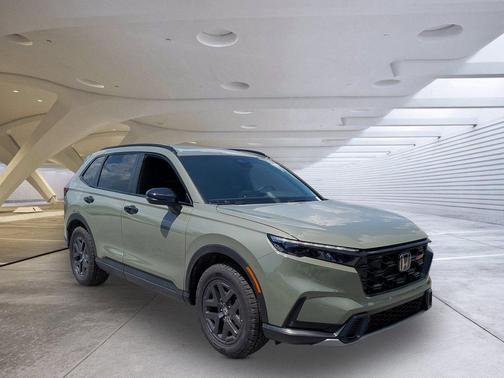 Ash Green Metallic 2026 Honda CR-V Hybrid TrailSport AWD