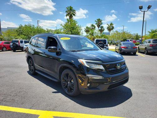 Crystal Black Pearl 2022 Honda Pilot AWD Black Edition