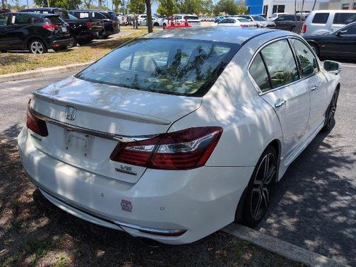 White Orchid Pearl 2017 Honda Accord Touring V6