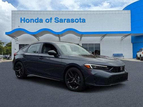 Meteorite Gray Metallic 2026 Honda Civic Hybrid Sport