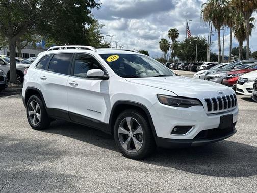 Bright White Clearcoat 2019 Jeep Cherokee Limited