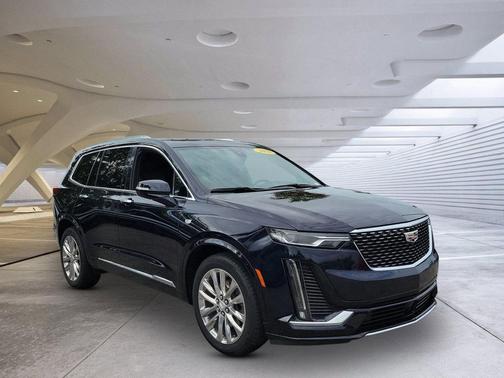 Dark Moon Blue Metallic 2021 Cadillac XT6 Premium Luxury FWD