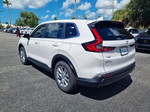 Platinum White 2026 Honda CR-V EX AWD