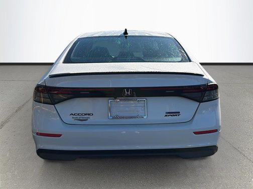 Platinum White 2026 Honda Accord Hybrid Sport