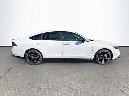 Platinum White 2026 Honda Accord Hybrid Sport