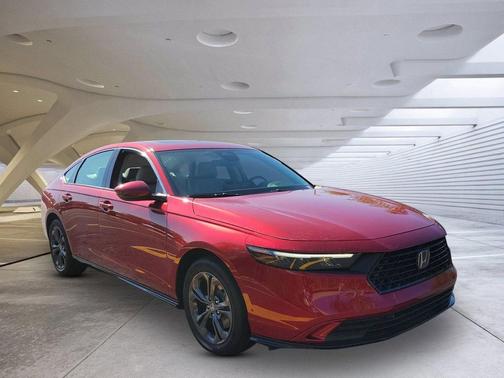 Radiant Red Metallic 2026 Honda Accord Hybrid EX-L