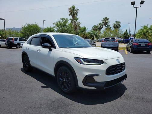 Yellow 2023 Honda HR-V 2WD Sport