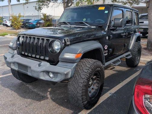 Black Clearcoat 2018 Jeep Wrangler Unlimited Sport