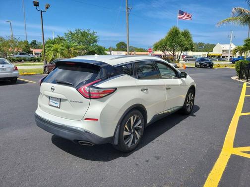 Pearl White 2015 Nissan Murano Platinum