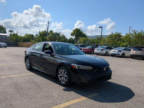 Crystal Black Pearl 2026 Honda Civic LX