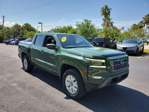 Tactical Green Metallic 2022 Nissan Frontier SV
