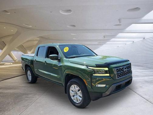 Tactical Green Metallic 2022 Nissan Frontier SV