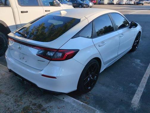 Platinum White Pearl 2024 Honda Civic Sport