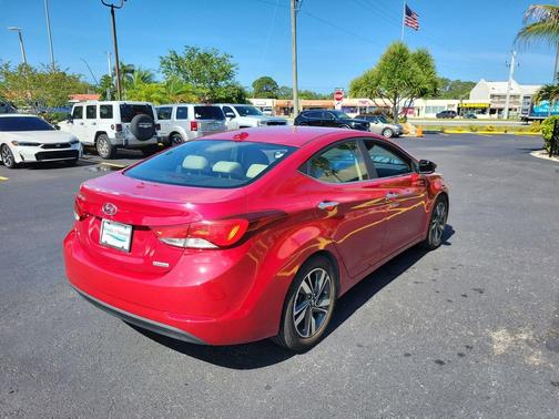 Geranium Red 2014 Hyundai ELANTRA Limited