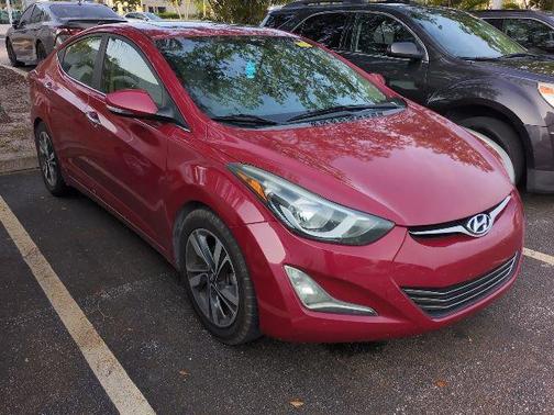 Geranium Red 2014 Hyundai ELANTRA Limited