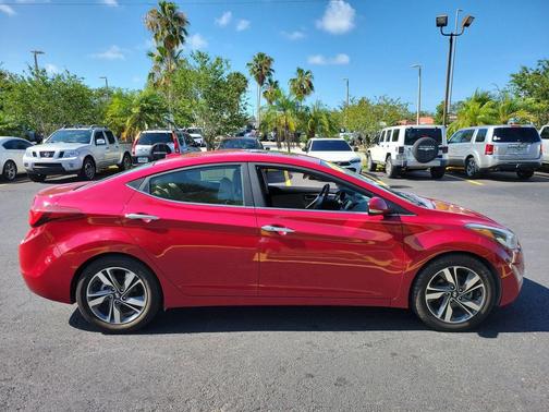Geranium Red 2014 Hyundai ELANTRA Limited