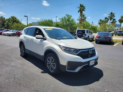 Platinum White Pearl 2020 Honda CR-V AWD EX