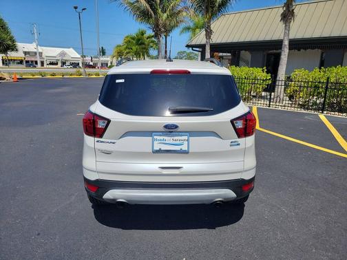 White Platinum 2019 Ford Escape SEL