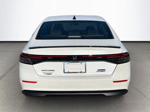 Platinum White 2026 Honda Accord Hybrid Sport