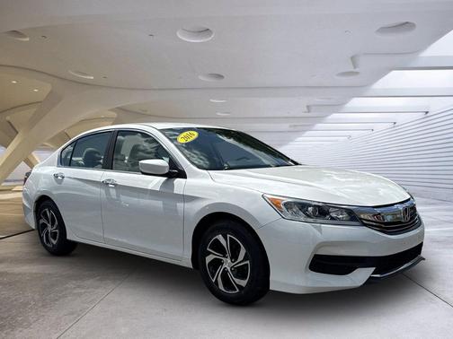 White Orchid Pearl 2016 Honda Accord LX