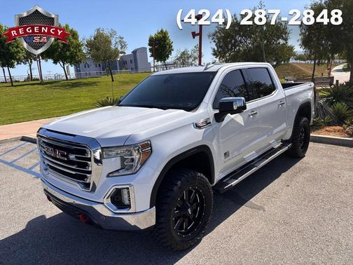 White Frost Tricoat 2019 GMC Sierra 1500 SLT
