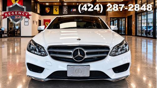 White 2016 Mercedes-Benz E-Class E 350 Sedan 4D