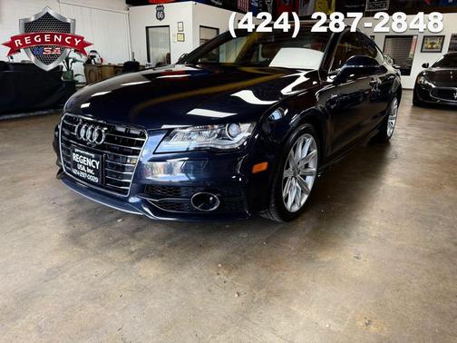 Blue 2014 Audi A7 Prestige Sedan 4D