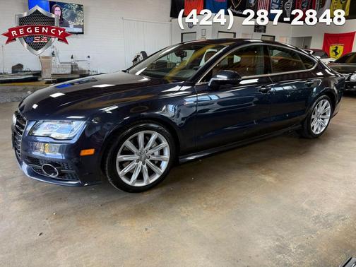 Blue 2014 Audi A7 Prestige Sedan 4D