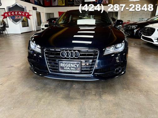 Blue 2014 Audi A7 Prestige Sedan 4D