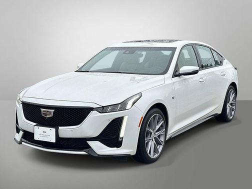 Crystal White 2023 Cadillac CT5 Sport