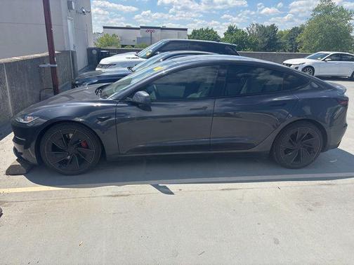 Gray 2024 Tesla Model 3 Performance