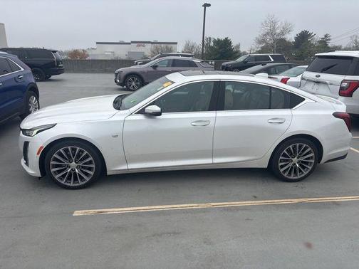 Crystal White Tricoat 2020 Cadillac CT5 Premium Luxury RWD