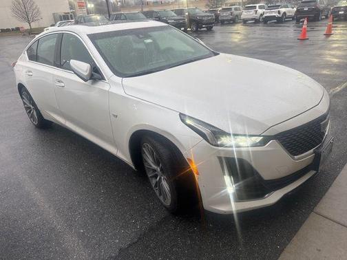 Crystal White Tricoat 2020 Cadillac CT5 Premium Luxury RWD