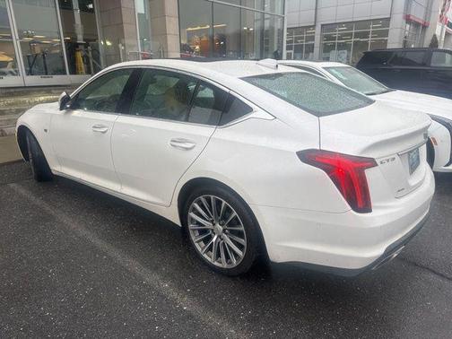 Crystal White Tricoat 2020 Cadillac CT5 Premium Luxury RWD