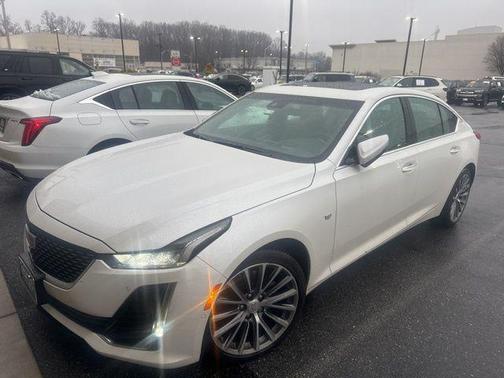 Crystal White Tricoat 2020 Cadillac CT5 Premium Luxury RWD