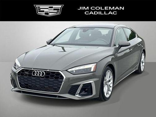Gray Metallic 2023 Audi A5 Sportback 45 S Line Premium Plus