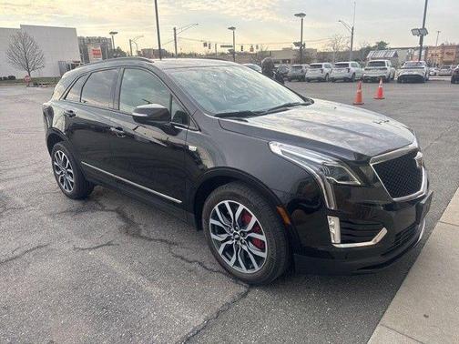 Stellar Black Metallic 2024 Cadillac XT5 Sport