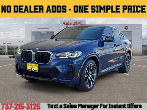 Phytonic Blue Metallic 2022 BMW X4 M40i