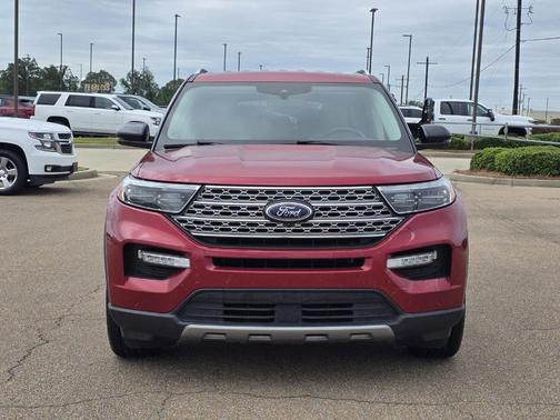 Red Metallic 2021 Ford Explorer Limited