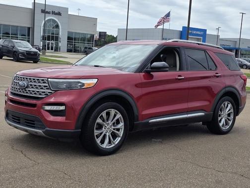 Red Metallic 2021 Ford Explorer Limited