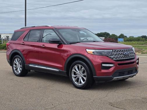 Red Metallic 2021 Ford Explorer Limited