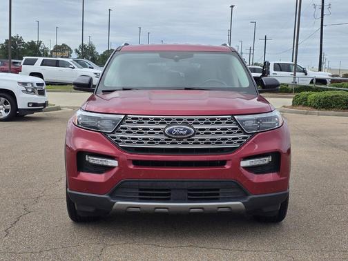 Red Metallic 2021 Ford Explorer Limited