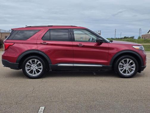 Red Metallic 2021 Ford Explorer Limited
